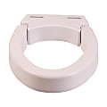 DMI® Standard Hinged Elevated Toilet Seat Riser, 3"H x 9"W x 12"D, White 1 thumbnail image