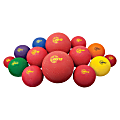 Champion Sports Mixed Playground Ball Set - Assorted, Blue, Red - Nylon, Rubber