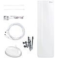 Antop AT-401BV 4K HDTV Antenna - "Big Boy" VHF Enhanced, Outdoor / Indoor, Waterproof, Smartpass Amplified, 70 Mile, Multi-Directional, Flat Panel, TV Antenna in White 1 thumbnail image