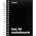 Mead® Fat Lil' Wirebound Notebook, 4" x 5 1/2", 200 Sheets, Assorted Colors 1 thumbnail image