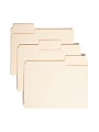 Smead® SuperTab® Heavyweight File Folders, Letter Size, 1/3 Cut, Manila, Box Of 50