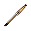 Pilot® Custom 823 Fountain Pen With 14K Gold Nib, Fine Point, Amber Barrel, Black Ink