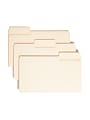 Smead® SuperTab® Heavyweight File Folders, Legal Size, 1/3 Cut, Manila, Box Of 50