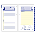 AT-A-GLANCE® QuickNotes® 2027 Daily Loose-Leaf Desk Calendar Refill, Standard, 3 1/2" x 6" 1 thumbnail image