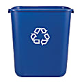 Rubbermaid® Desk-Side Container, 7-Gallons, Blue