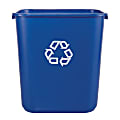 Rubbermaid® Desk-Side Container, 7-Gallons, Blue 1 thumbnail image