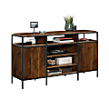 Sauder® Nova Loft Credenza For 65" TVs, Grand Walnut