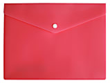 Office Depot® Brand Poly Envelope, 8-1/2" x 11", Pink 1 thumbnail image