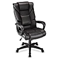 Realspace® Zeplin II High-Back Chair, Black