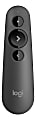 Logitech® R500 Universal Laser Presentation Remote, 3.56"H x 1.44"W x 9.76"D, Graphite, 910-005333 1 thumbnail image