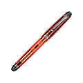 Pilot® Custom 74 Orange Fountain Pen With 14K Gold Nib, Medium Point, Orange Barrel, Black Ink