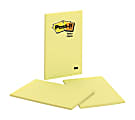 Post-it® Notes, 5" x 8", Canary Yellow®, 50 Sheets Per Pad, Pack Of 2 Pads