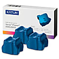 Katun 37983 (Xerox 108R00669) Cyan Solid Ink Sticks, Box Of 3