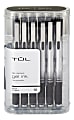 TUL® GL SeriesRetractable Gel Pens, Bold Point, 1.0 mm, Silver Barrel, Black Ink, Pack Of 12 Pens 1 thumbnail image