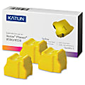 Katun 37985 (Xerox 108R00671) Yellow Solid Ink Sticks, Box Of 3