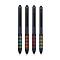 Yafa Quad-Point 4-Function Pen, Medium Point, 0.8 mm, Assorted Barrels, Black Ink 1 thumbnail image