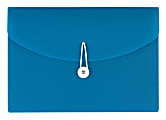 Office Depot® Brand Poly 4-Pocket Cascading File, Letter Size, Turquoise