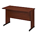 Bush Business Furniture Components Elite C Leg Desk 48"W x 24"D, Hansen Cherry, Premium Installation