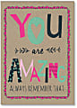 Viabella Encouragement Greeting Card With Envelope, You Are Amazing, 5" x 7" 1 thumbnail image