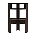 Sauder® Beginnings 33"W Corner Desk With Hutch And Shelves, Cinnamon Cherry 1 thumbnail image