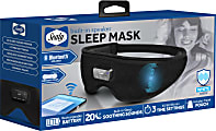 Sealy SL-HW-SN-110-BK Sleep Mask With Bluetooth® Earphones, 6”H x 9’W x 2”D, Black