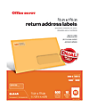 Office Depot® Brand Clear Inkjet/Laser Address Labels, 505-O004-0024, 2/3" x 1 3/4", Pack Of 600 1 thumbnail image