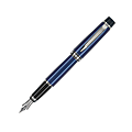 Pilot® Stargazer Fountain Pen With 14K Gold Nib, Medium Point, Blue Barrel, Black Ink