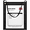 C-Line Fabric Hanging Strap Shop Ticket Holders, 12"H x 9"W, Fabric, Clear, 15 / Box 1 thumbnail image