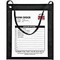 C-Line Fabric Hanging Strap Shop Ticket Holders, 12"H x 9"W, Fabric, Clear, 15 / Box 1 thumbnail image