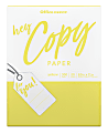 Office Depot® School Color Copy Paper, Yellow, Letter (8.5" x 11"), 300 Sheets Per Pack, 20 Lb