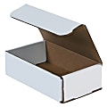 Partners Brand 7" Corrugated Mailers, 1"H x 4"W x 7"D, White, Pack Of 50