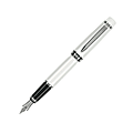 Pilot® Stargazer Fountain Pen With 14K Gold Nib, Medium Point, Pearl White Barrel, Black Ink 1 thumbnail image