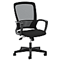 HON® Basyx Ergonomic Mesh High Back Chair, Black 1 thumbnail image