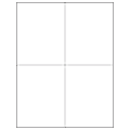 Tape Logic® Inkjet/Laser Labels, LL131, Rectangle, 4 1/4" x 5 1/2", White, Case Of 400 1 thumbnail image