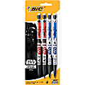 Star Wars™ BIC® Mechanical Pencils, Medium Point, 0.7 mm, Assorted Designs, Pack Of 4