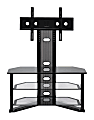 Z-Line Designs® Madrid Flat Panel TV Stand With Integrated Mount, 50"H x 44"W x 18"D, Black 1 thumbnail image