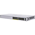 Cisco 110 CBS110-24PP Ethernet Switch - 24 Ports - 2 Layer Supported - Modular - 2 SFP Slots - 17.29 W Power Consumption - CBS11024PPNA 1 thumbnail image