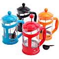 Mr. Coffee Brivio 3.5-Cup Coffee Presses, Assorted Colors, Pack Of 4 Coffee Presses