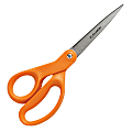 Fiskars® Our Finest Contoured Scissors, 8", Straight, Orange 1 thumbnail image