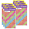 Trend SuperSpots Stickers, Happy Smiles, 800 Stickers Per Pack, Set Of 6 Packs