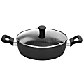 Oster 3-Quart Non-Stick Aluminum Everyday Pan With Lid, Black