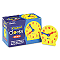 Learning Resources Geared Clocks, 4", Set Of 6