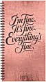 2026 Willow Creek Press Weekly/Monthly Spiral Pocket Planner, 3-1/2" x 6-1/2", Everything Is Fine, January To December, 58428 1 thumbnail image