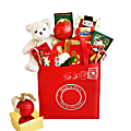 Givens Gifting North Pole Special Delivery Holiday Tote, 20"H X 12"W X 6"D, Multicolor