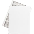 Tabbies® Permanent Transcription Label Sheets, Unruled, 59533, White, Box Of 100