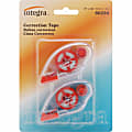 Integra Correction Tape - 2 Dispensers/PK - Holds Total 1 Tape(s) - White - 2 / Pack 1 thumbnail image