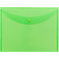 Smead Letter File Wallet - 8 1/2" x 11" - Green - 10 / Box