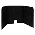 Pacon® Computer Lab Privacy Boards, 22"H x 22"W x 20"D, Black, Set Of 4 Boards
