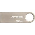 Kingston 32GB USB 2.0 DataTraveler SE9 (Metal Casing) US - 32 GB - USB 2.0 - 5 Year Warranty - 1 / Pack