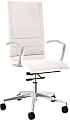 National® Niles Ergonomic High-Back Conference Chair, Ivory Faux Leather